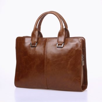 Leather Business Briefcase Bag